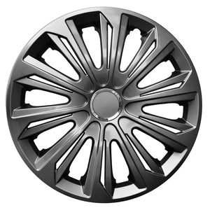 ΝRМ STRONG 15" universal hubcaps graphite lacquered 4 pieces