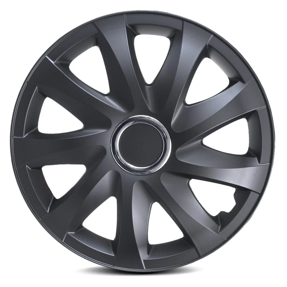 ΝRМ DRIFT 15" universal hubcaps black mat 4 pieces