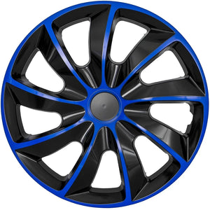 ΝRМ Universal Wheel Covers 15'' Sport Wheel Covers Hub Caps Blue and Black