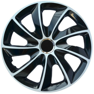 ΝRМ 14" Wheel Covers Hubcaps Universal 4 PCS Car Easy Assembly Black & White