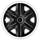ΝRМ 15" Wheel Covers Hubcaps Universal Set 4 PCS Weather Resistant White Black