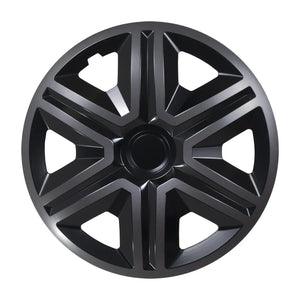 ΝRМ 16" Wheel Covers Hubcaps Universal 4 PCS Graphite Black Weather Resistant