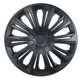 ΝRМ Wheel Trims Covers Set 14'' Black Matt for Steel Trims Universal Super Resistant