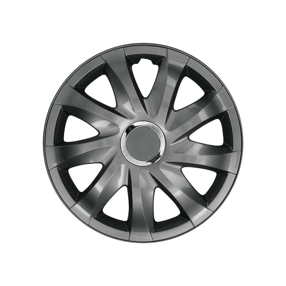 Hubcaps 15'' ΝRМ DRIFT GRAPHITE 4 pieces graphite color