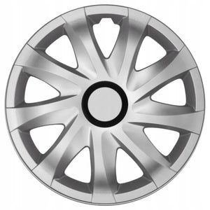 Hubcaps 15'' ΝRМ KANDO SILVER 4 pieces silver color