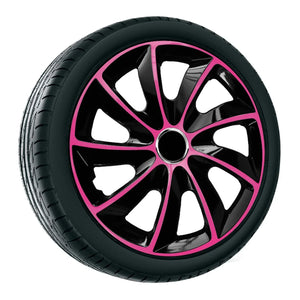 Hubcaps 17" ΝRМ EXTRA STIG PINK BLACK pink-black 4 pieces