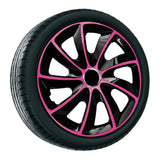 Hubcaps 17" ΝRМ EXTRA STIG PINK BLACK pink-black 4 pieces