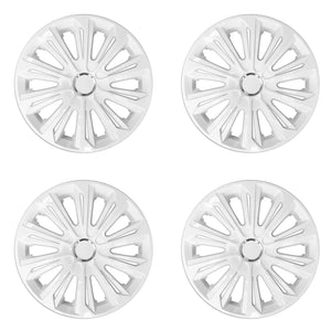 ΝRМ STRONG white lacquered 15" universal hubcaps 4 pieces
