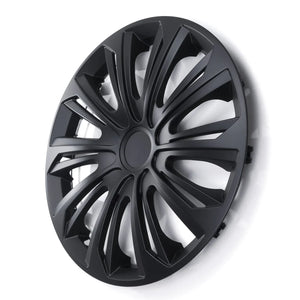 ΝRМ Wheel Trims Covers Set 14'' Black Matt for Steel Trims Universal Super Resistant