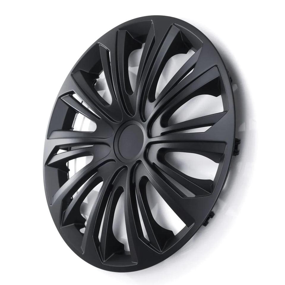 ΝRМ Wheel Trims Covers Set 14'' Black Matt for Steel Trims Universal Super Resistant