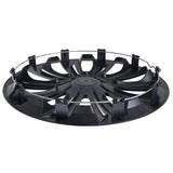 ΝRМ Wheel Trims Covers Set 14'' Black Matt for Steel Trims Universal Super Resistant